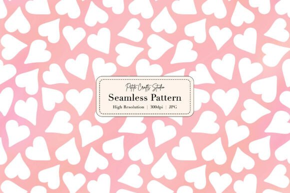 Download Pink Pastel Heart Seamless Pattern - Seamless pattern Collection