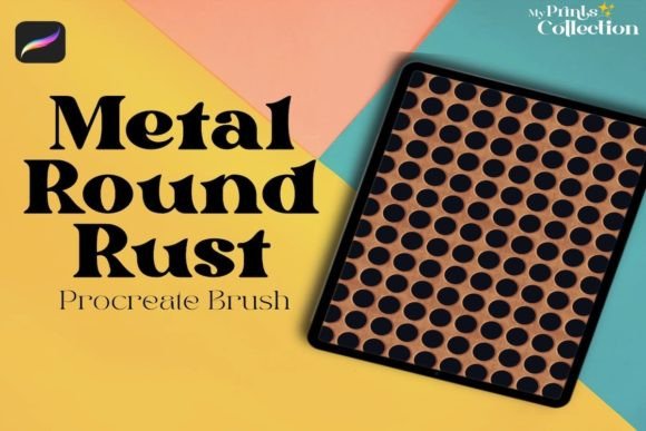 Download Metal Round Rust Procreate Brush - Premium Resources
