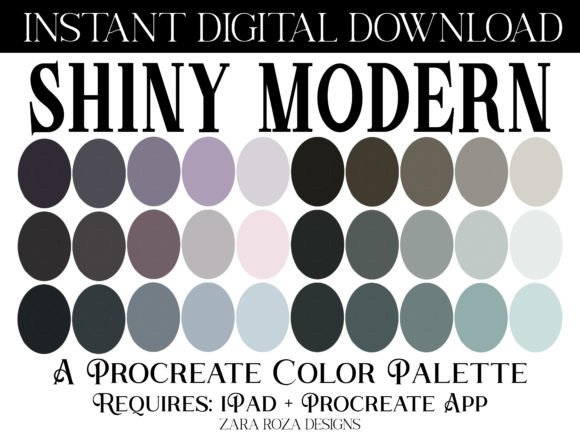 Download Shiny Modern Procreate Color Palette - Premium Resources