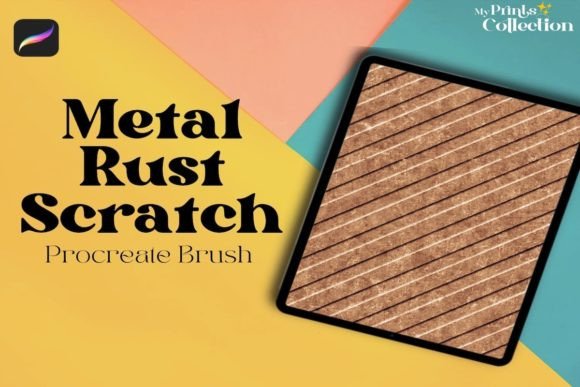Download Metal Rust Scratched Procreate Brush - Premium Resources